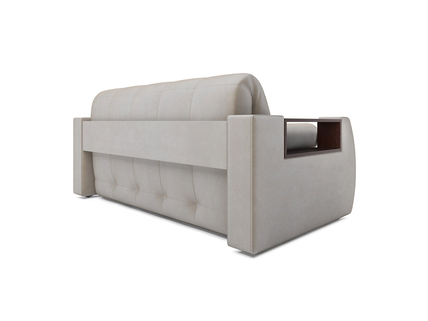 Диван Аккордеон Барон №3 бархат бежевый STAR VELVET 6 LIGHT BEIGE