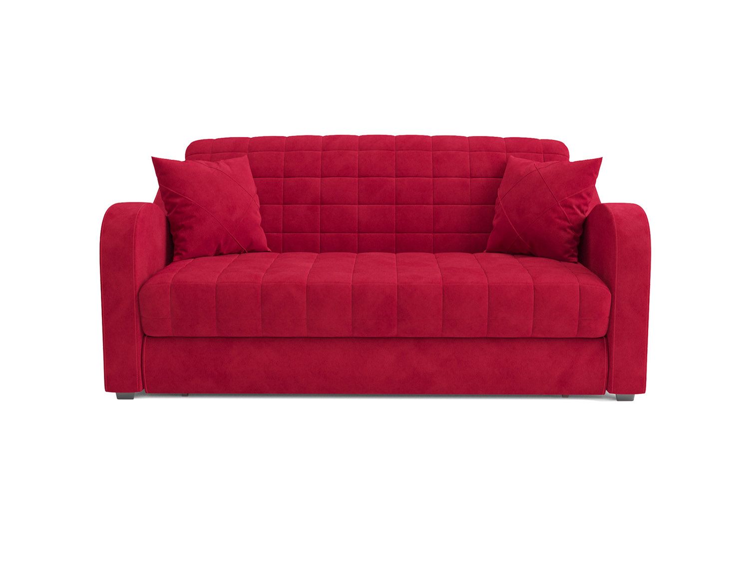 Диван Аккордеон Барон №4 Красный кордрой