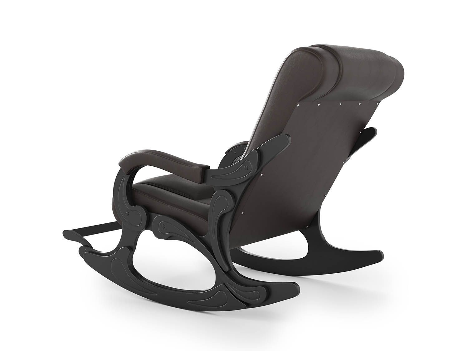 Кресло-качалка Родос Черный / Венге