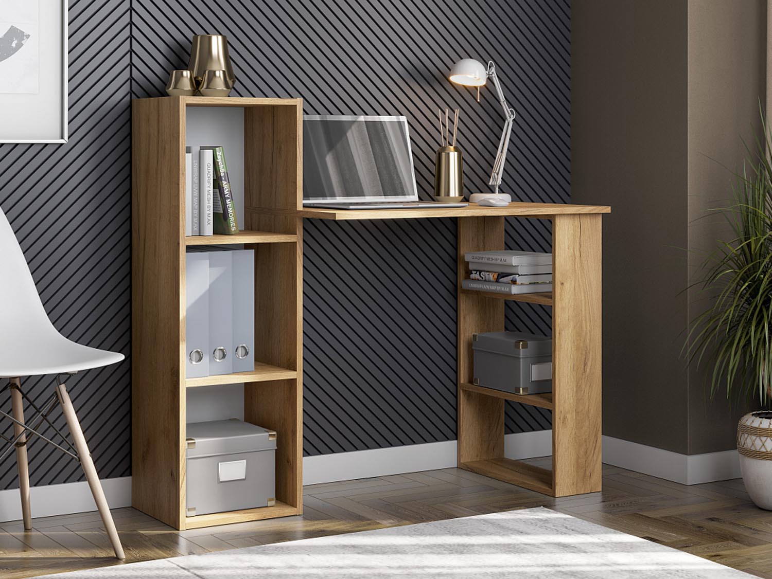 СТК 1 стол компьютерный Дуб золотой