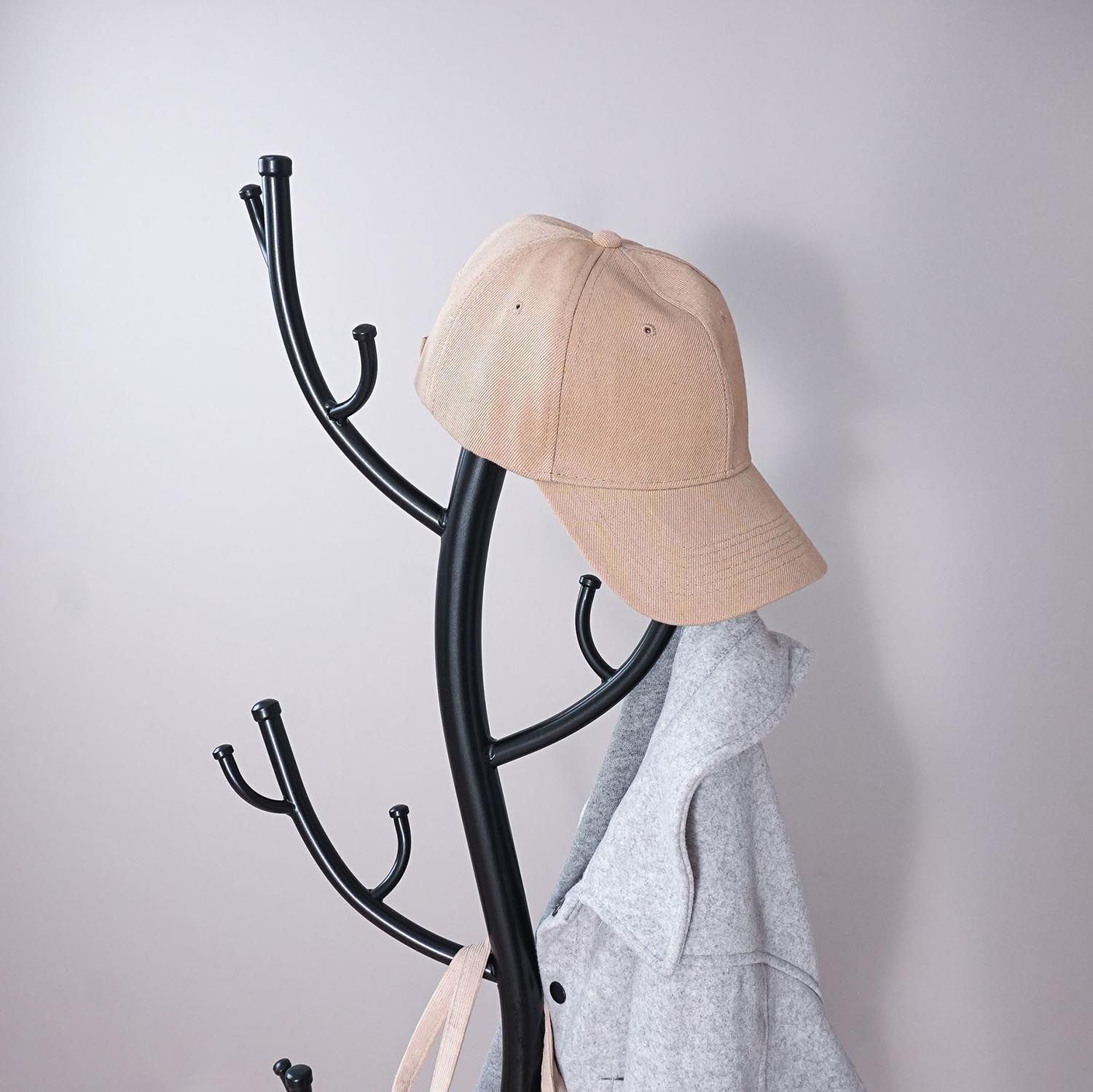 Вешалка напольная Дерево Черный