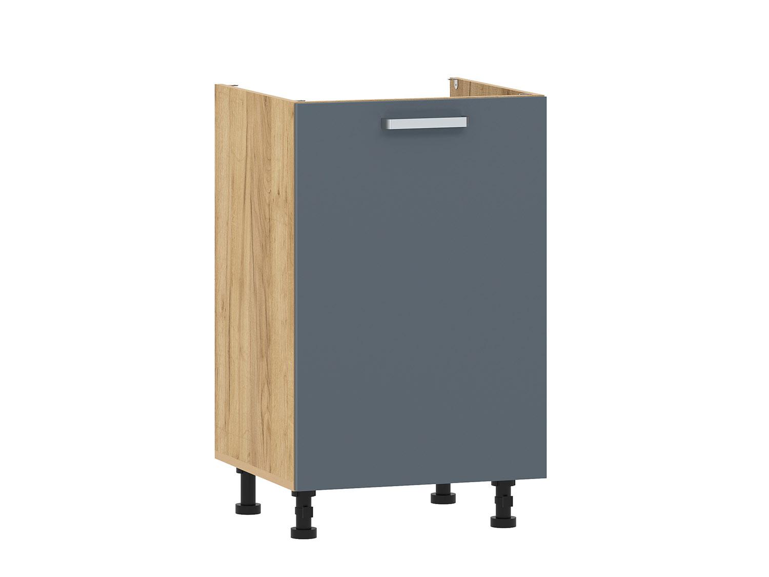 Борги 100.03 500 тумба под мойку / Дуб Крафт золотой/Маренго