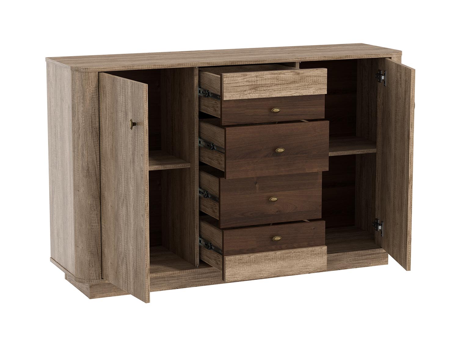 Комод Фантазия 34.11 Дуб кальяри / Дуб каньон