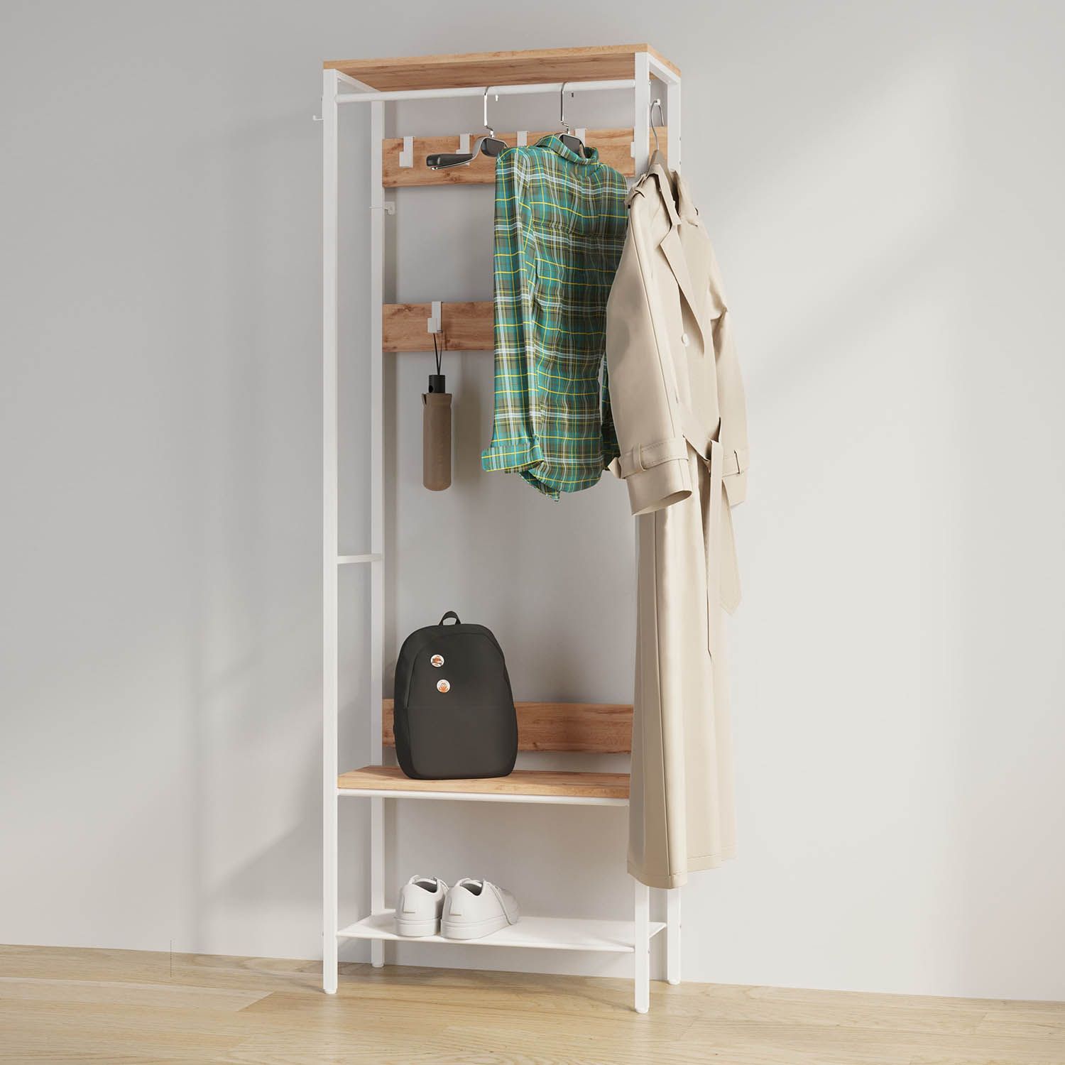 Вешалка гардеробная Торонто 23Л Белый