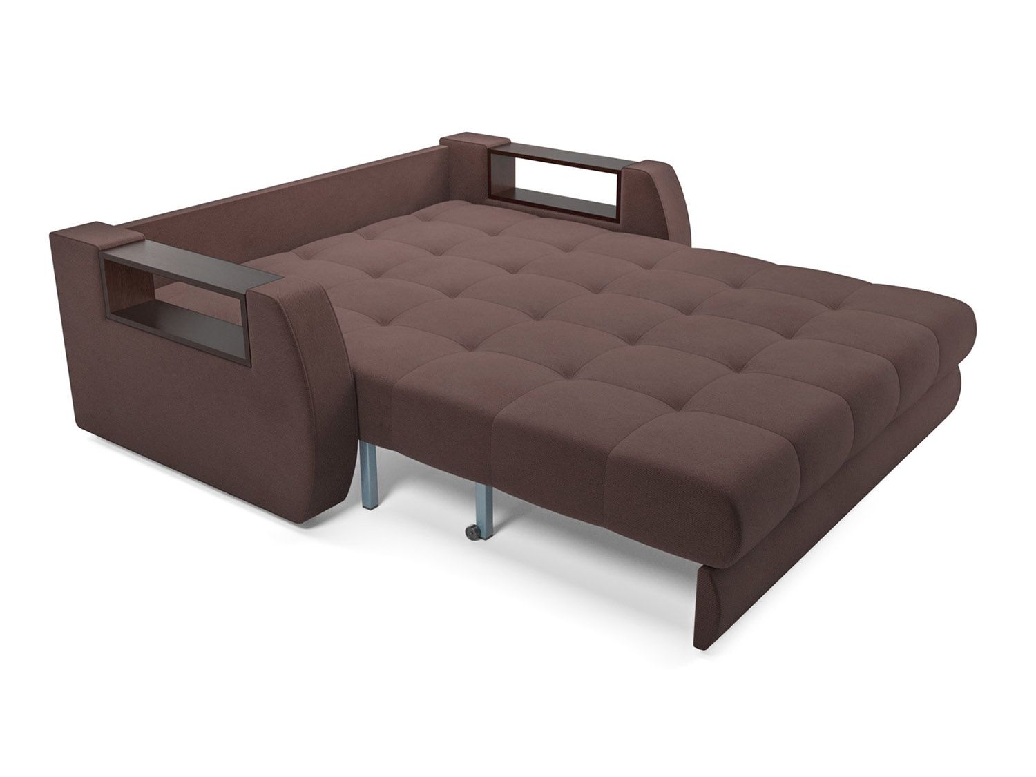 Диван Аккордеон Барон №3 велюр молочный шоколад НВ-178 13