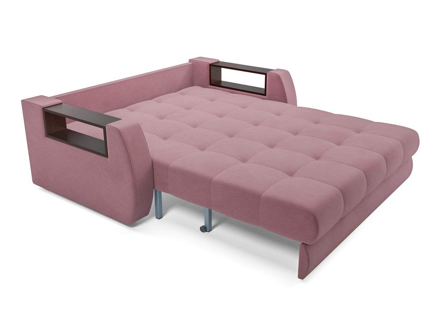 Диван Аккордеон Барон №3 велюр пудра НВ-178 18