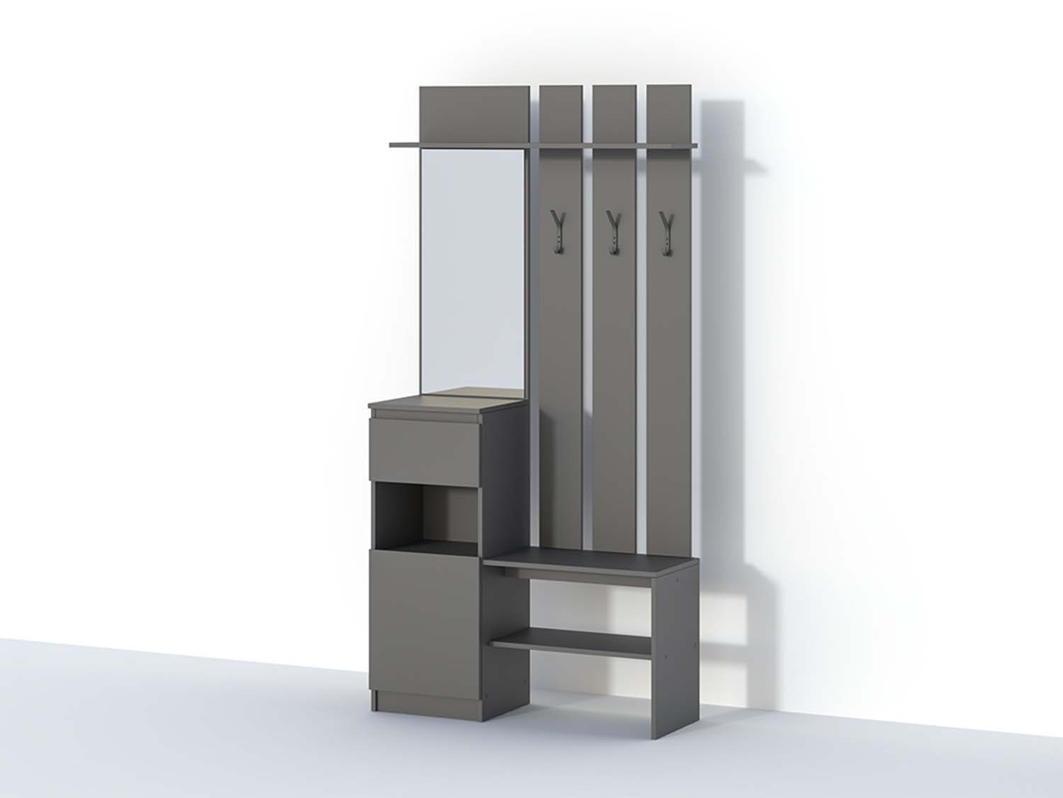 Кэт-1 вешалка 1М - Графит