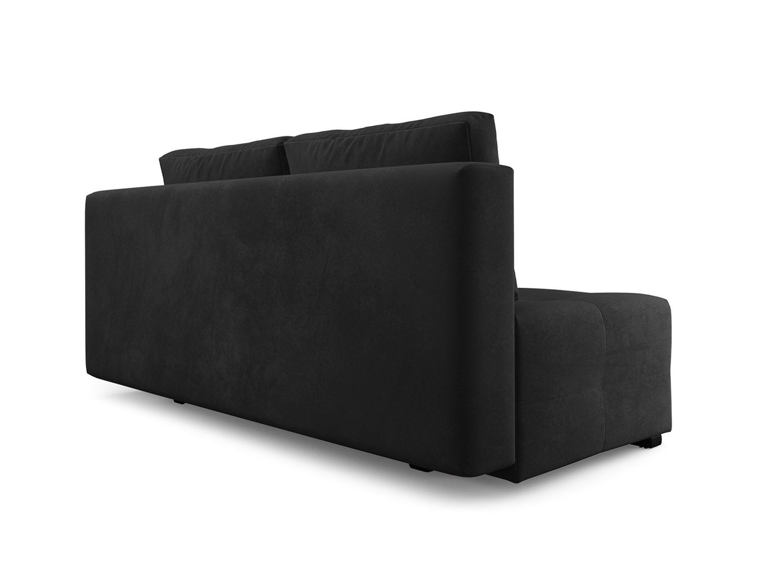 Диван Марсель №1 велюр черный / НВ-178/17