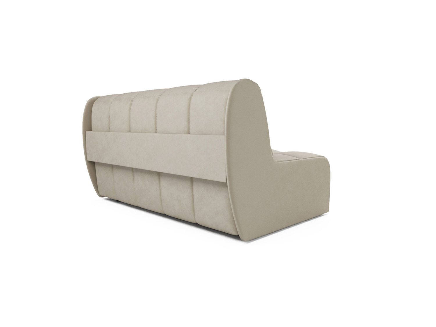 Диван Аккордеон Барон №2 бархат бежевый  STAR VELVET 6 LIGHT BEIGE