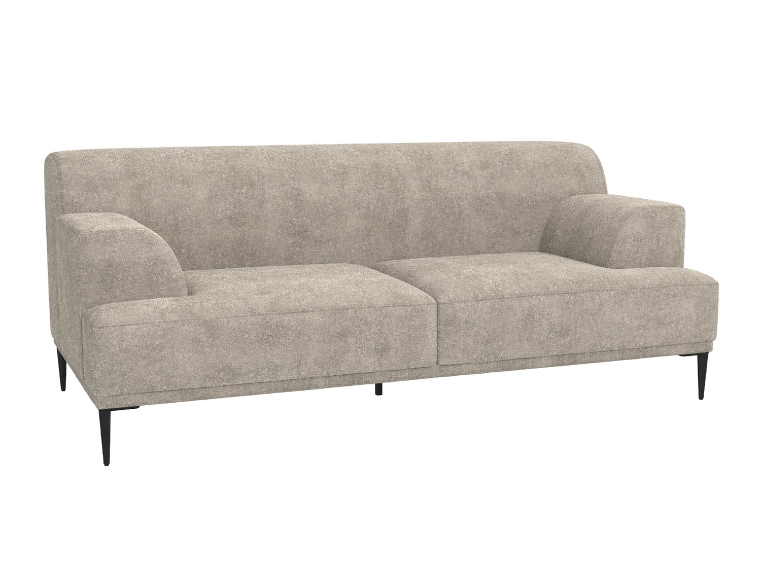 Диван 2-х местн. Бергамо велюр панда монсун