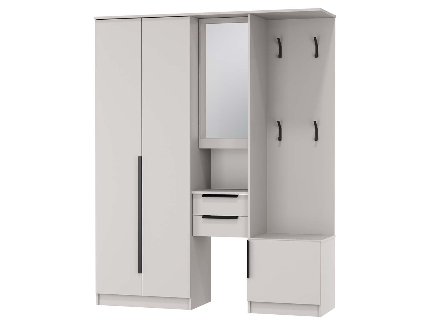 Кармен-10 шкаф комбинированный - Кашемир