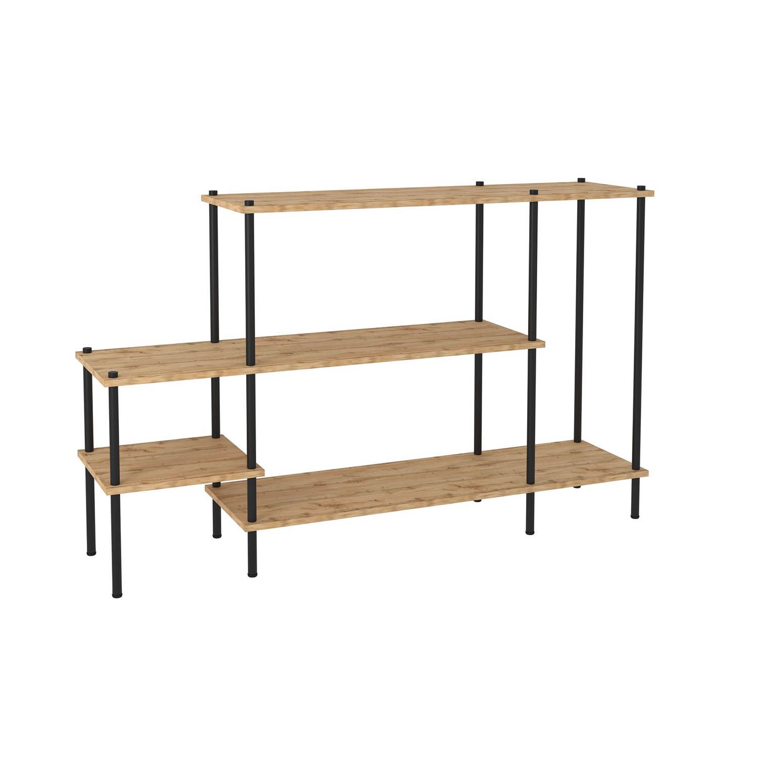 Этажерка 64 НеШкаф Черный