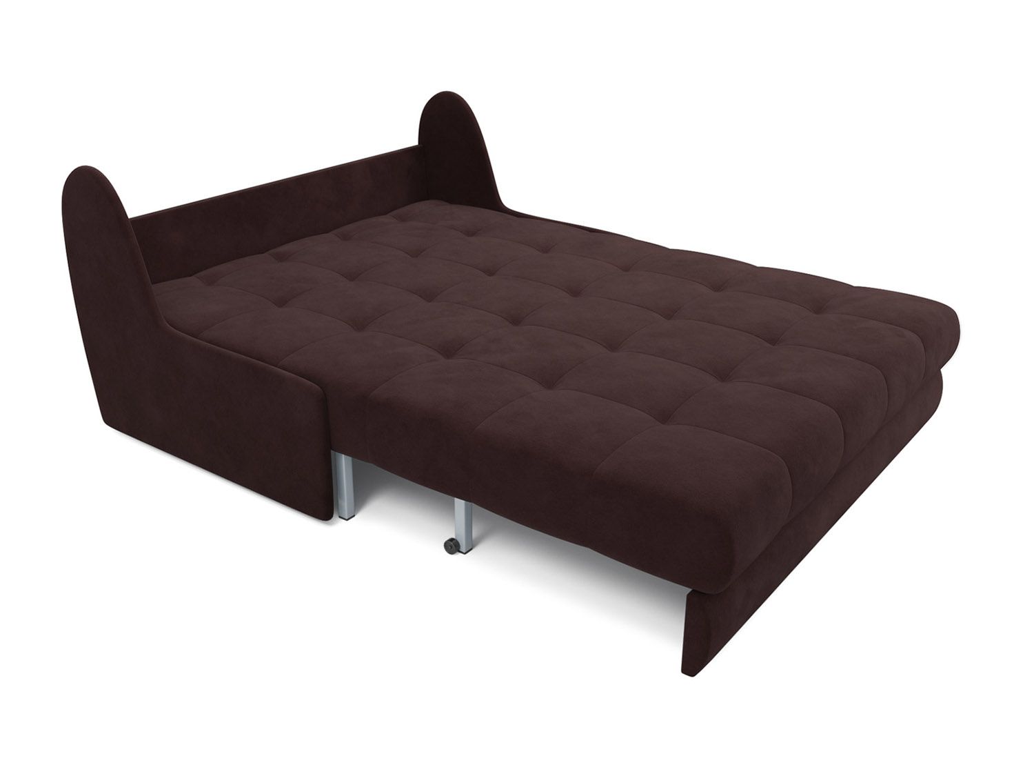 Диван Аккордеон Барон №2 велюр шоколад HB-178 16