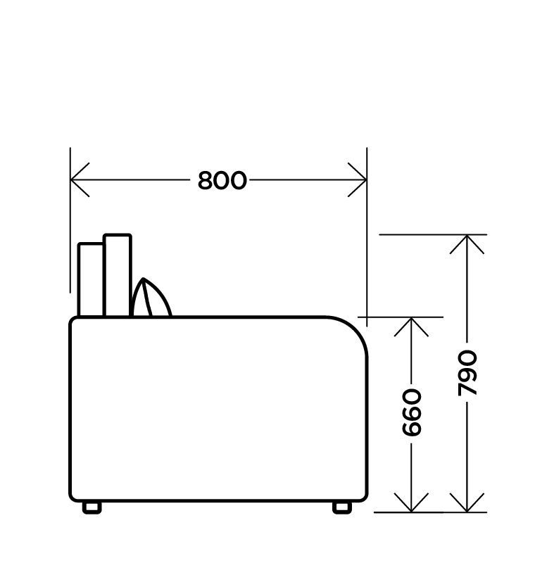 Диван Яцек SNOW AQUA/Темпо 7