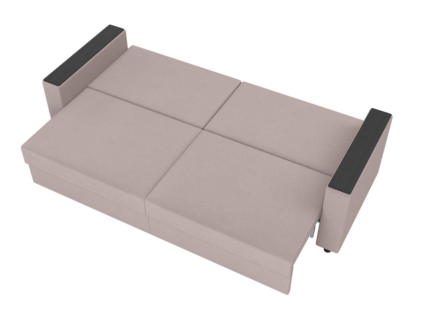 Гермес диван-кровать 3-х мест / велюр Parma 10 капучино