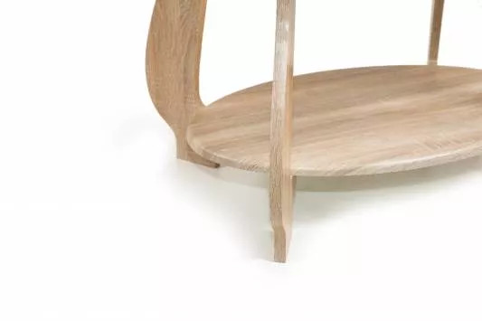 Стол журнальный СЖ-25 с рисунком Р-4/дуб сонома