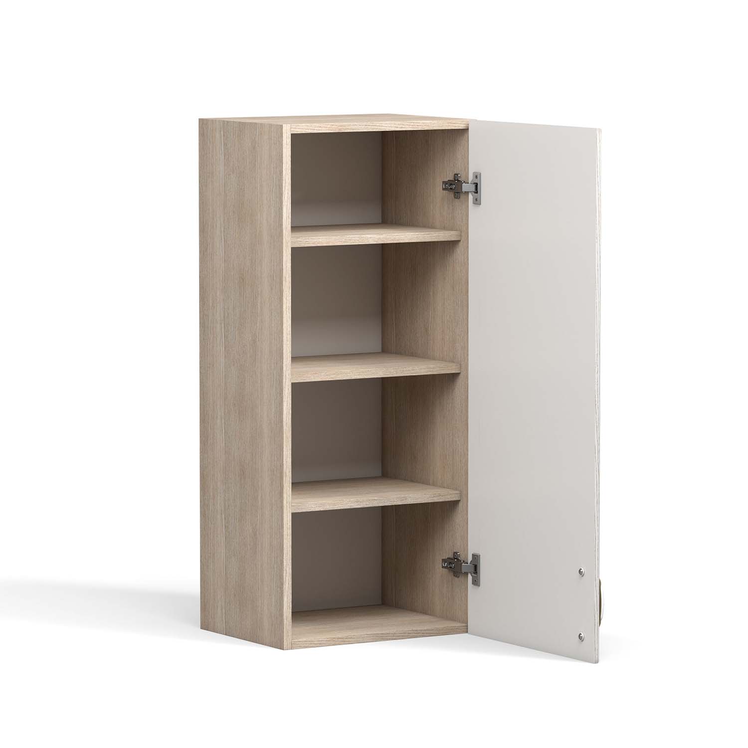 Флоренция шкаф навесной ШКН 400 / Ясень/Ясень патина В 920