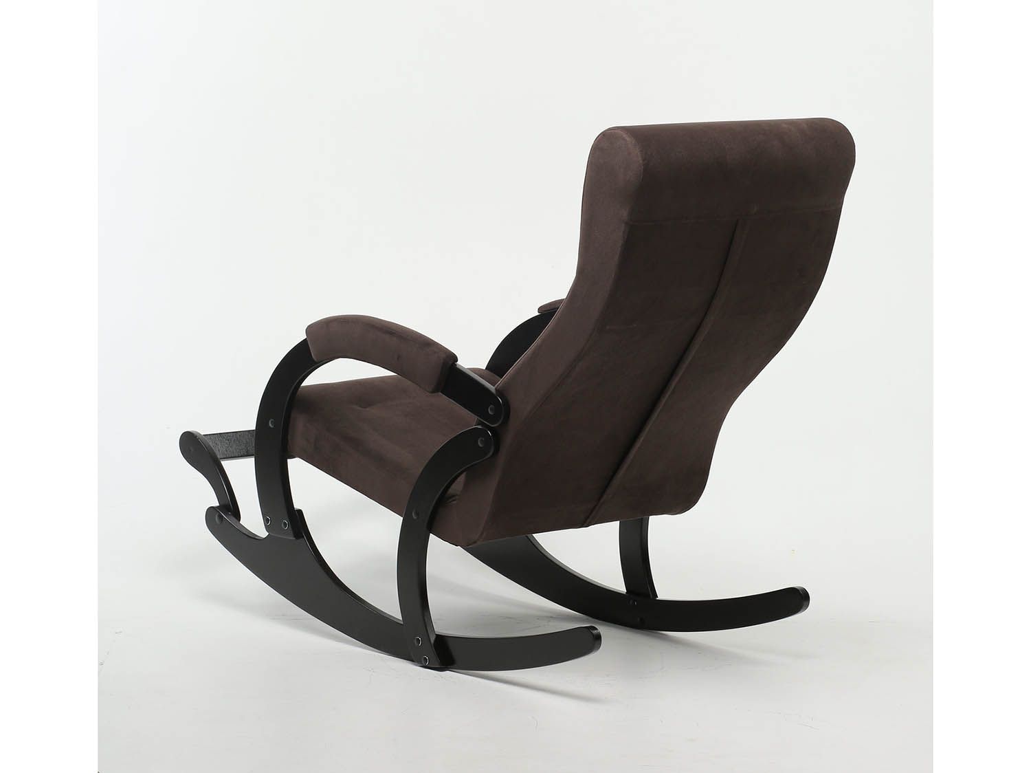 Кресло-качалка Марсель Черный / Кофе