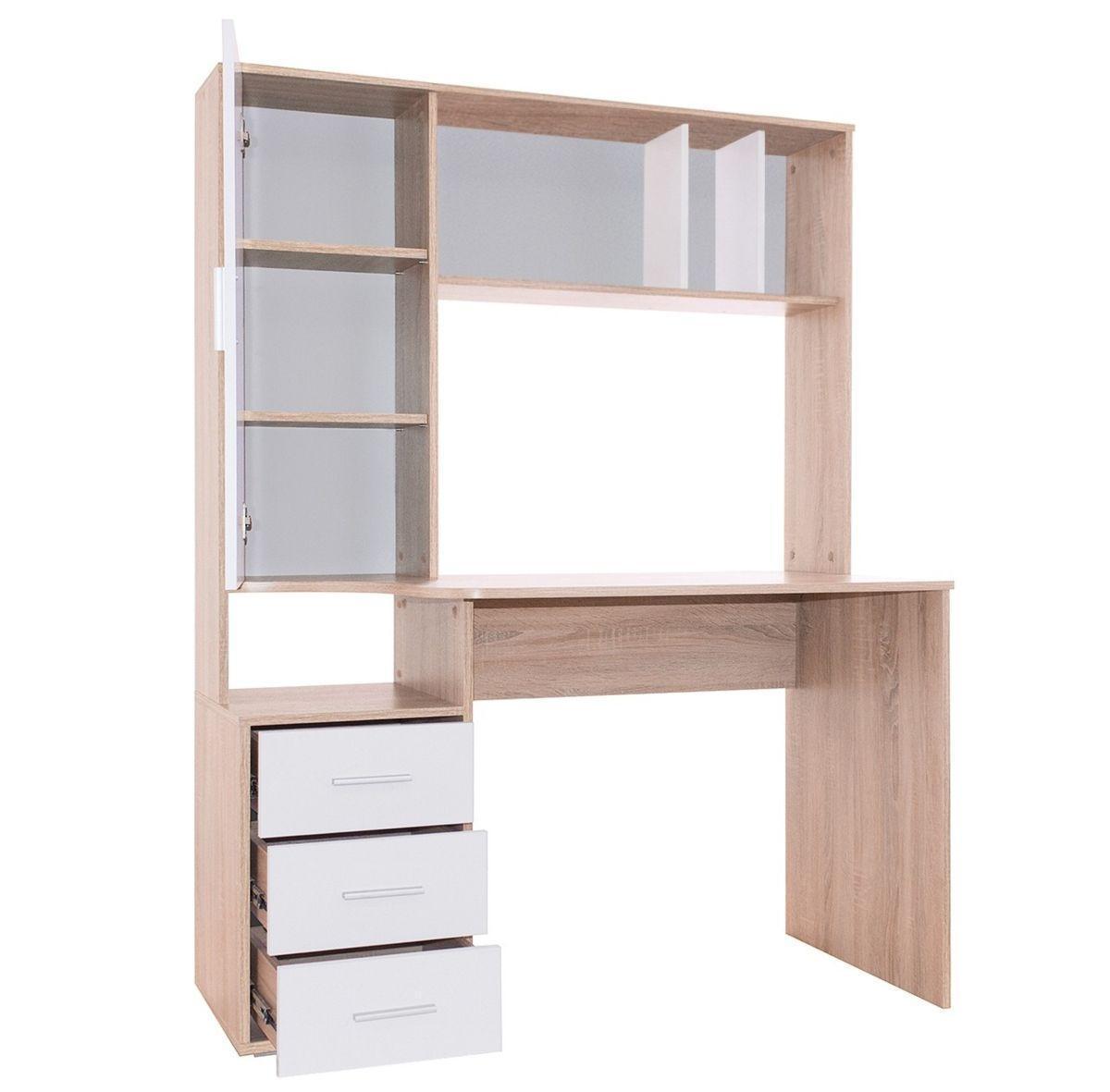 Стол компьютерный КСТ-16 Дуб Венге/Беленый дуб