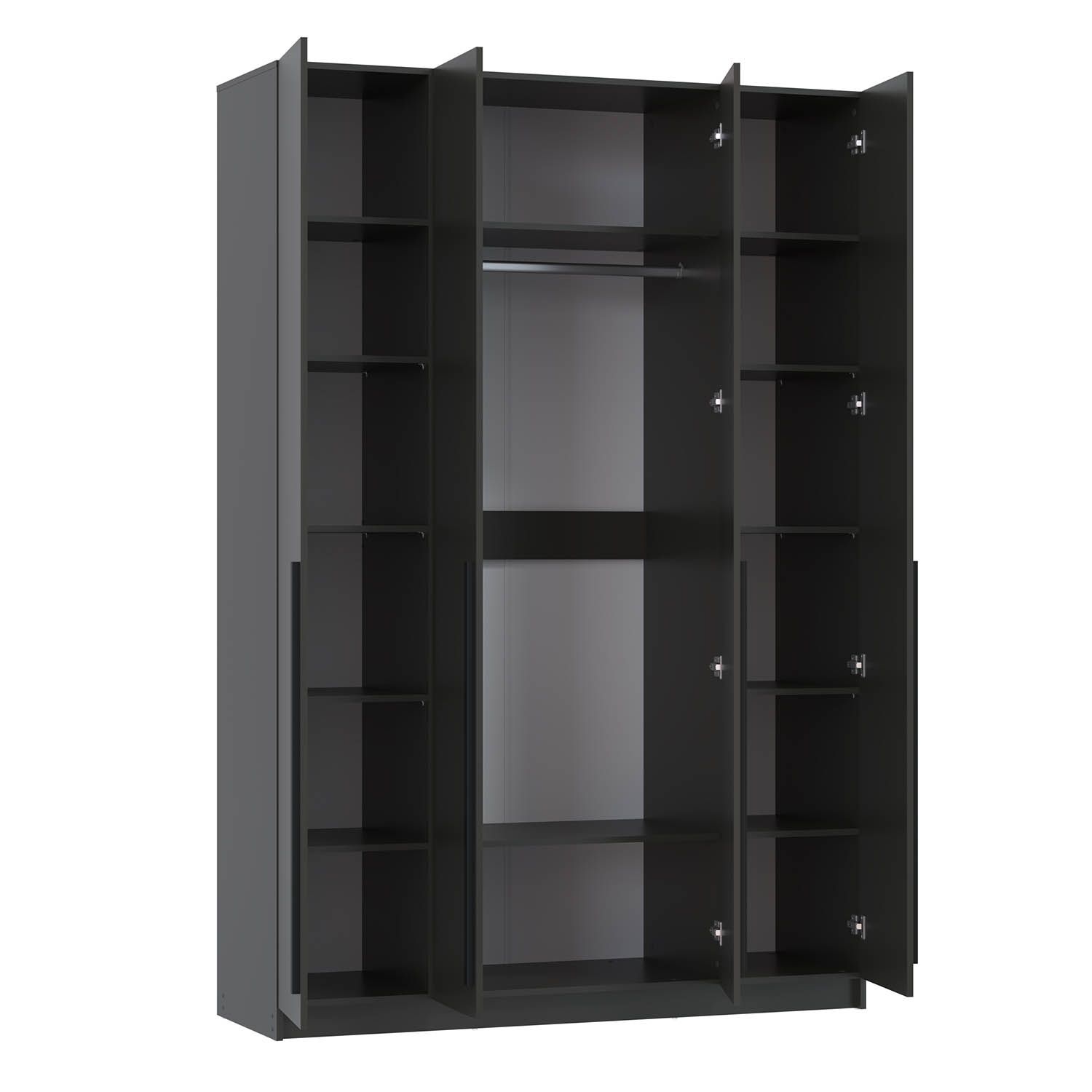 Брандо шкаф для одежды 67.13 ЛДСП Диамант серый