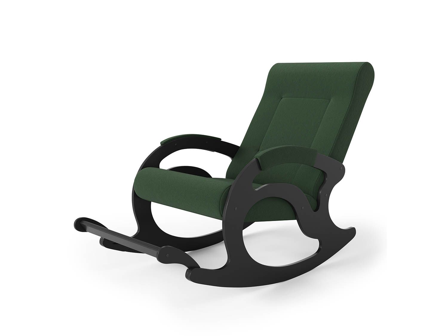 Кресло-качалка Тироль Черный / Грин