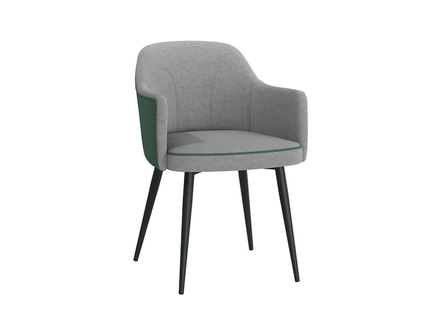 Бьюли стул велюр барни маус / олива / черный