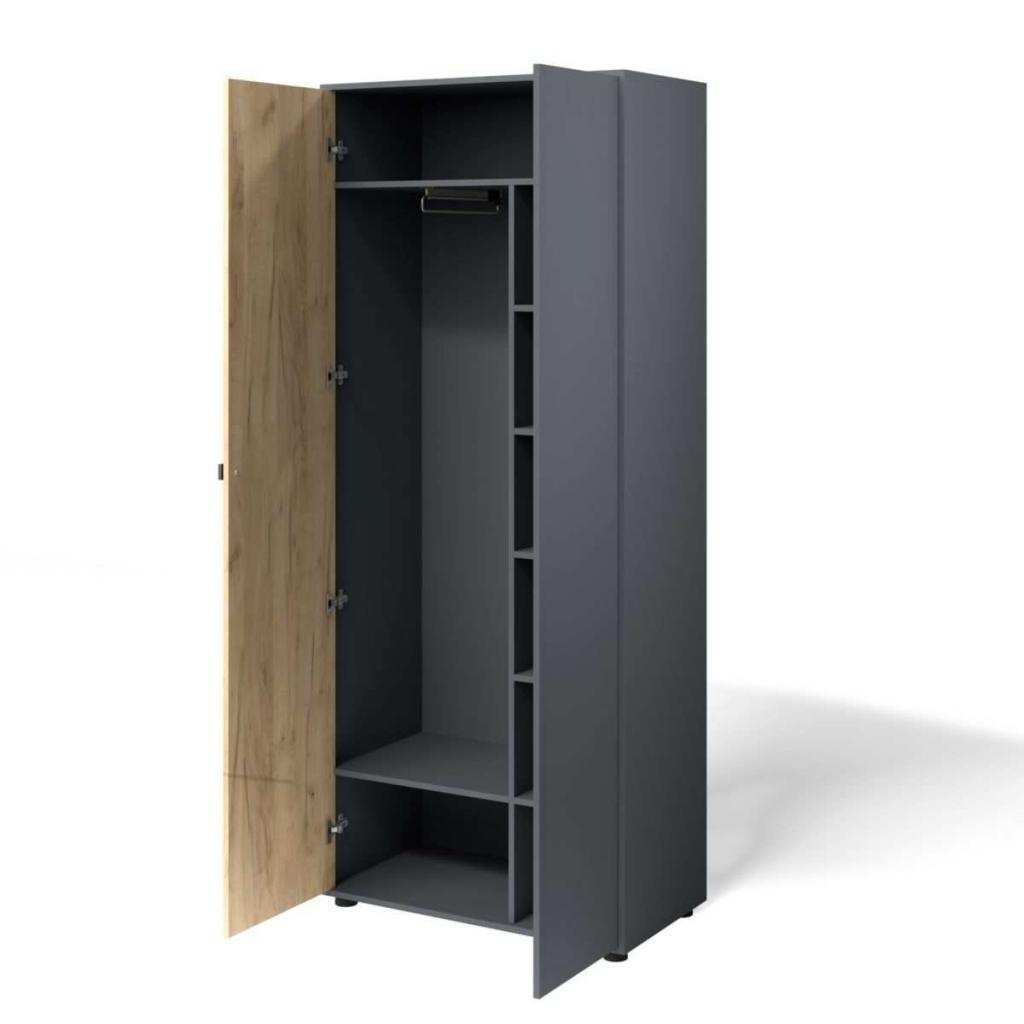 Шкаф Мини-Лайт МЛ-9 дуб крафт/графит