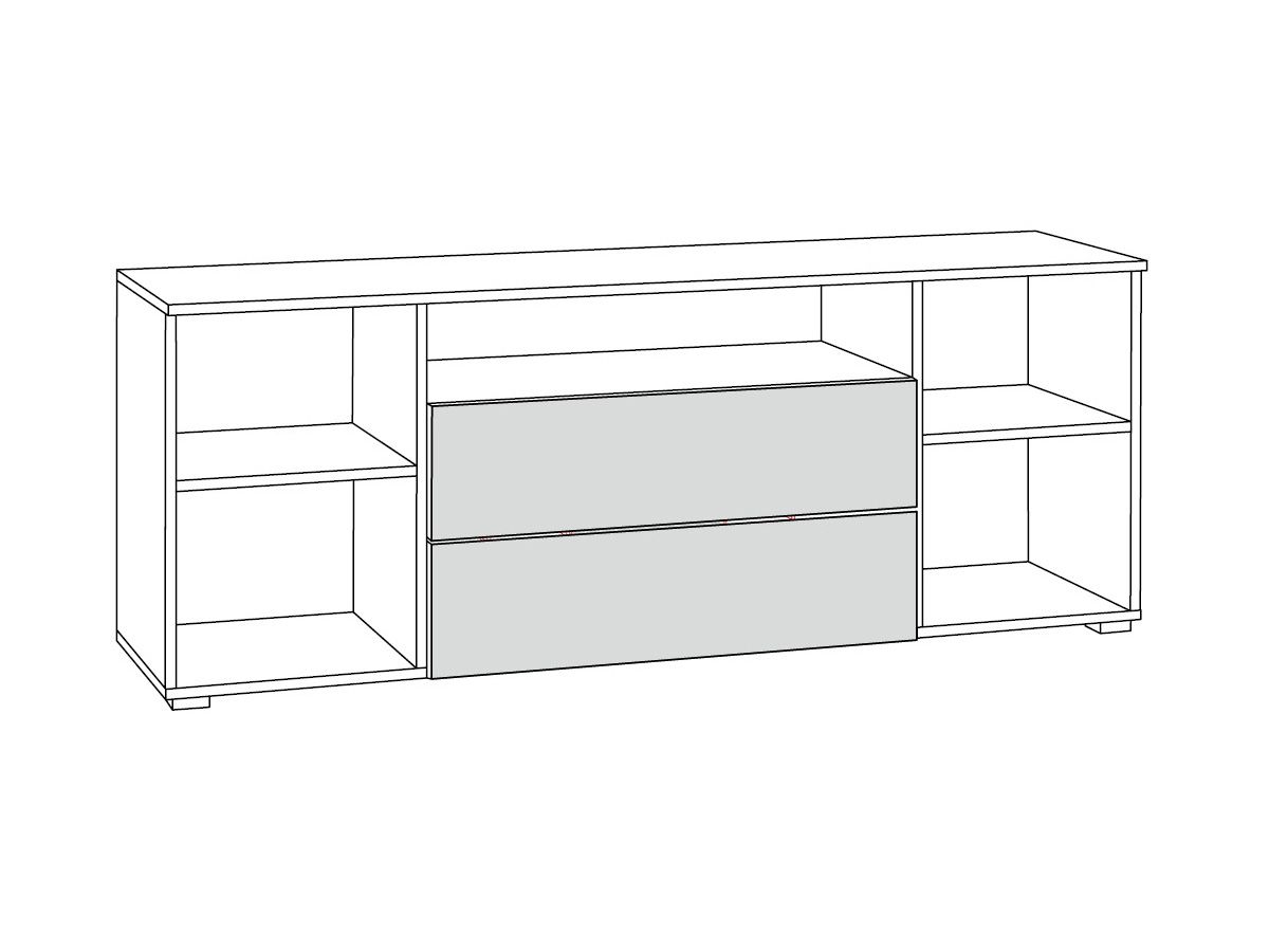 Остин Тумба под ТВ 16.47 графит/дуб золотой