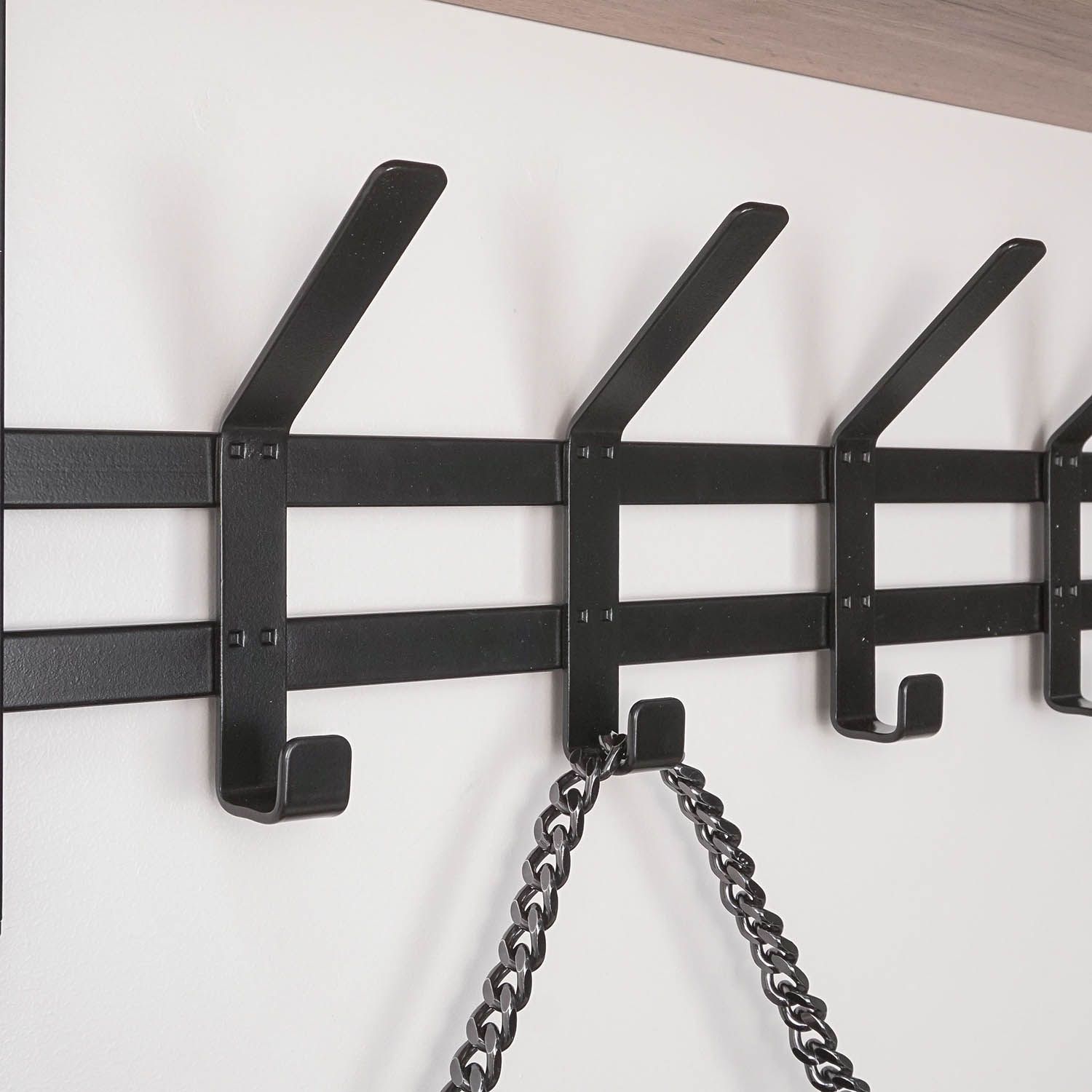 Вешалка с полкой Торонто 21Д Черный