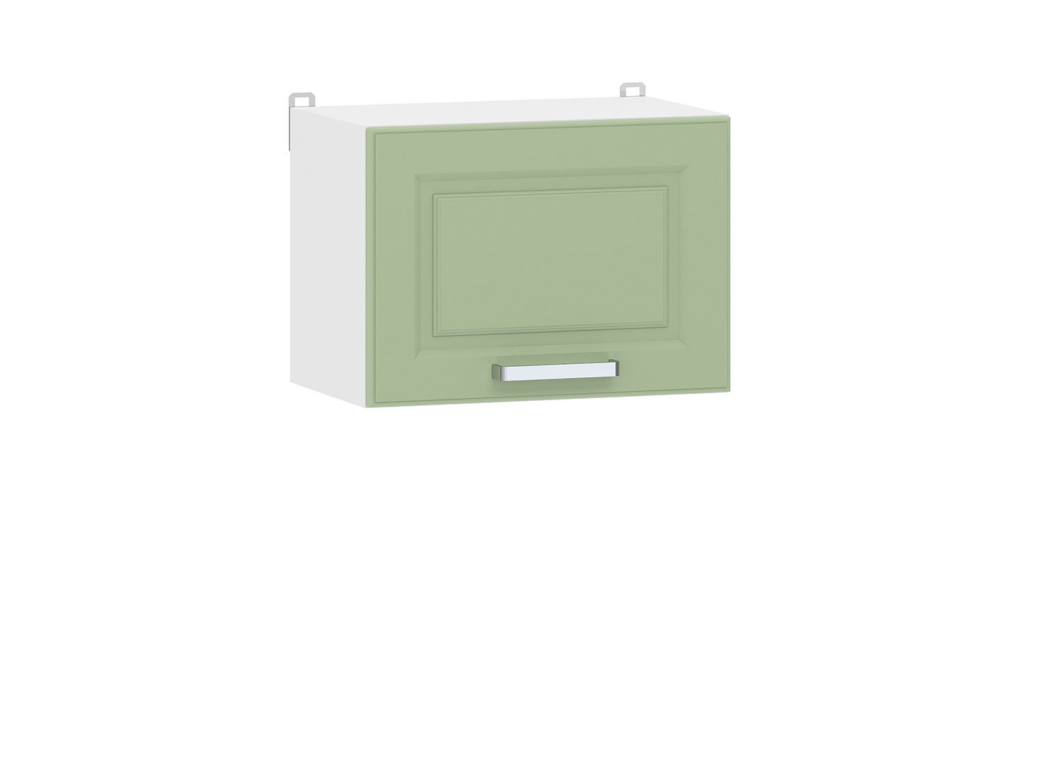 Вокс 100.38 500 шкаф навесной / Белый/Фисташка