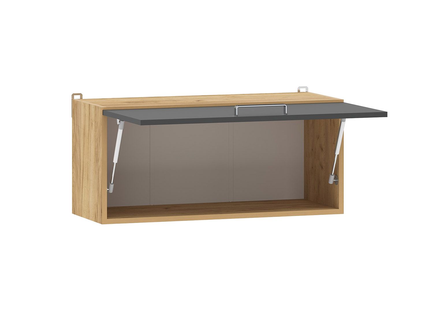 Борги 100.38 шкаф навесной (800) Дуб Крафт золотой / Антрацит