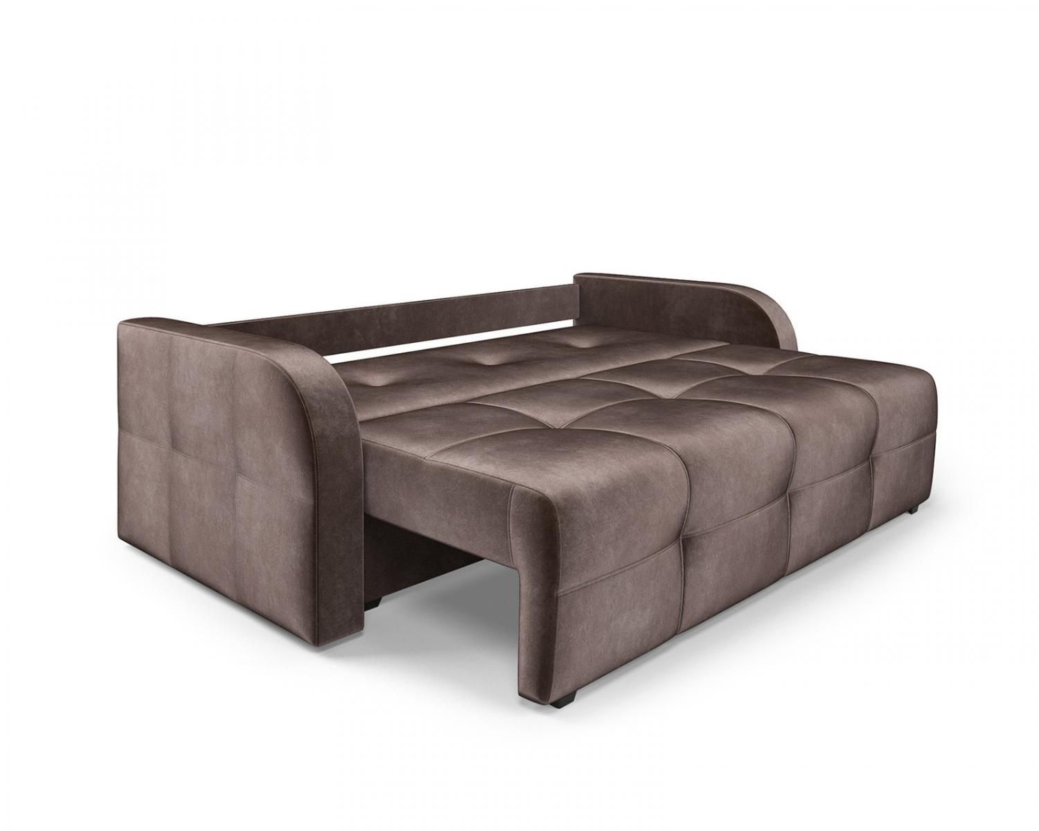 Диван Марсель №3 бархат шоколадный STAR VELVET 60 COFFEE