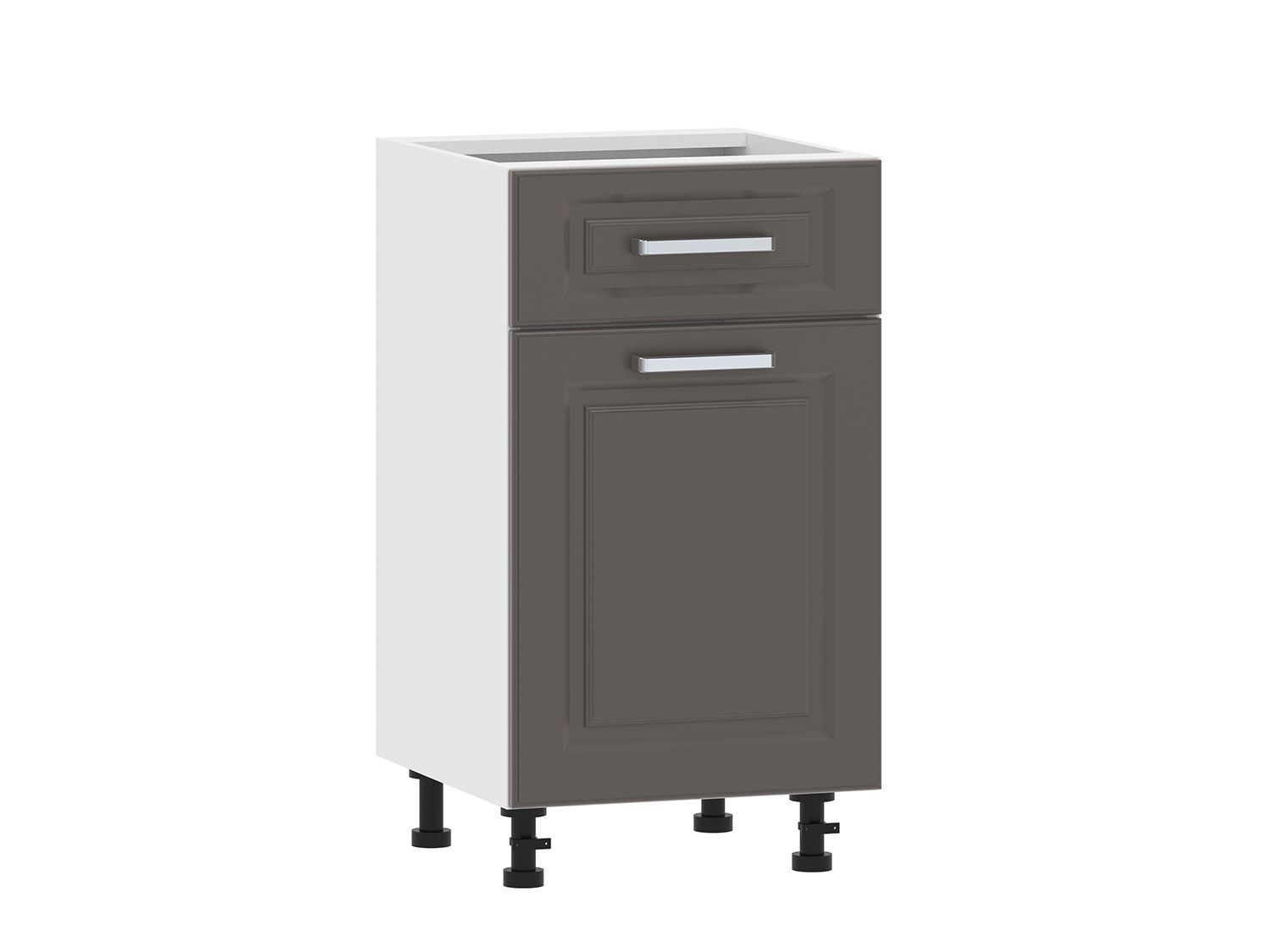 Вокс 100.08 450 тумба кухонная / Белый/Графит