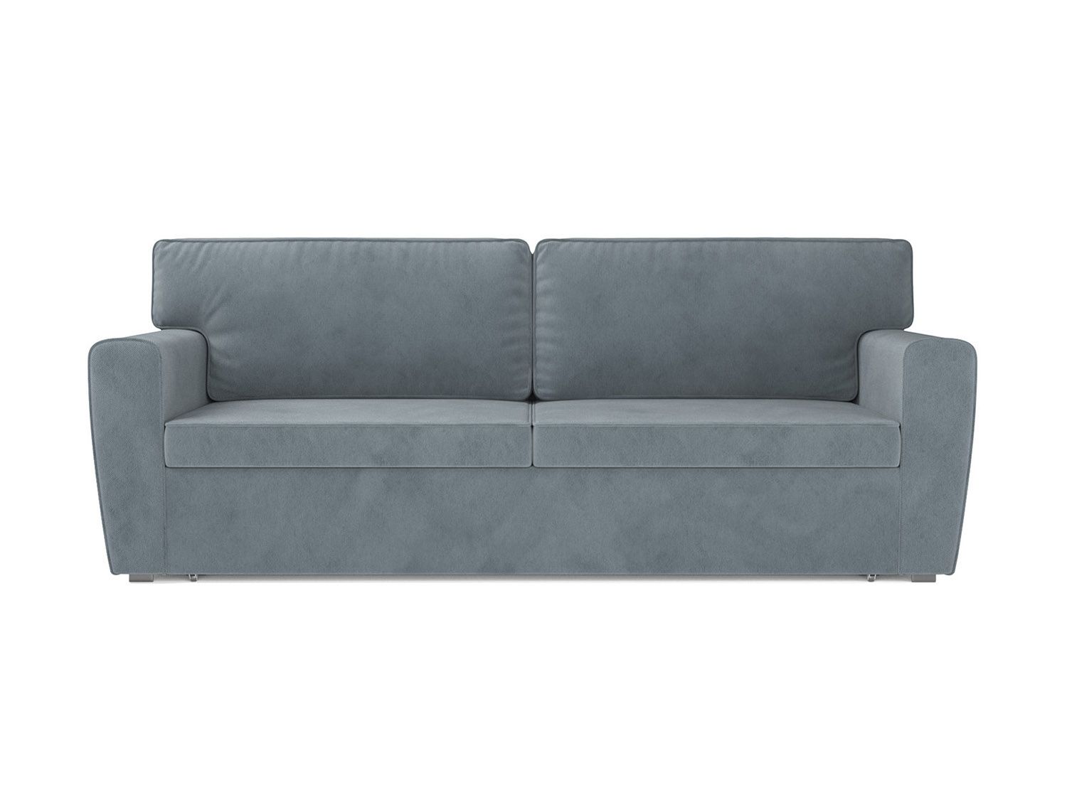 Диван Оскар велюр серо-синий HB-178 26