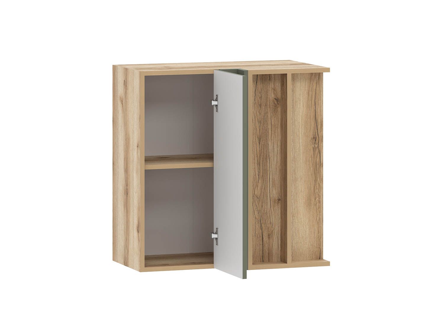 Норвуд 100.84.700 шкаф навесной угловой Дуб Делано / Олива