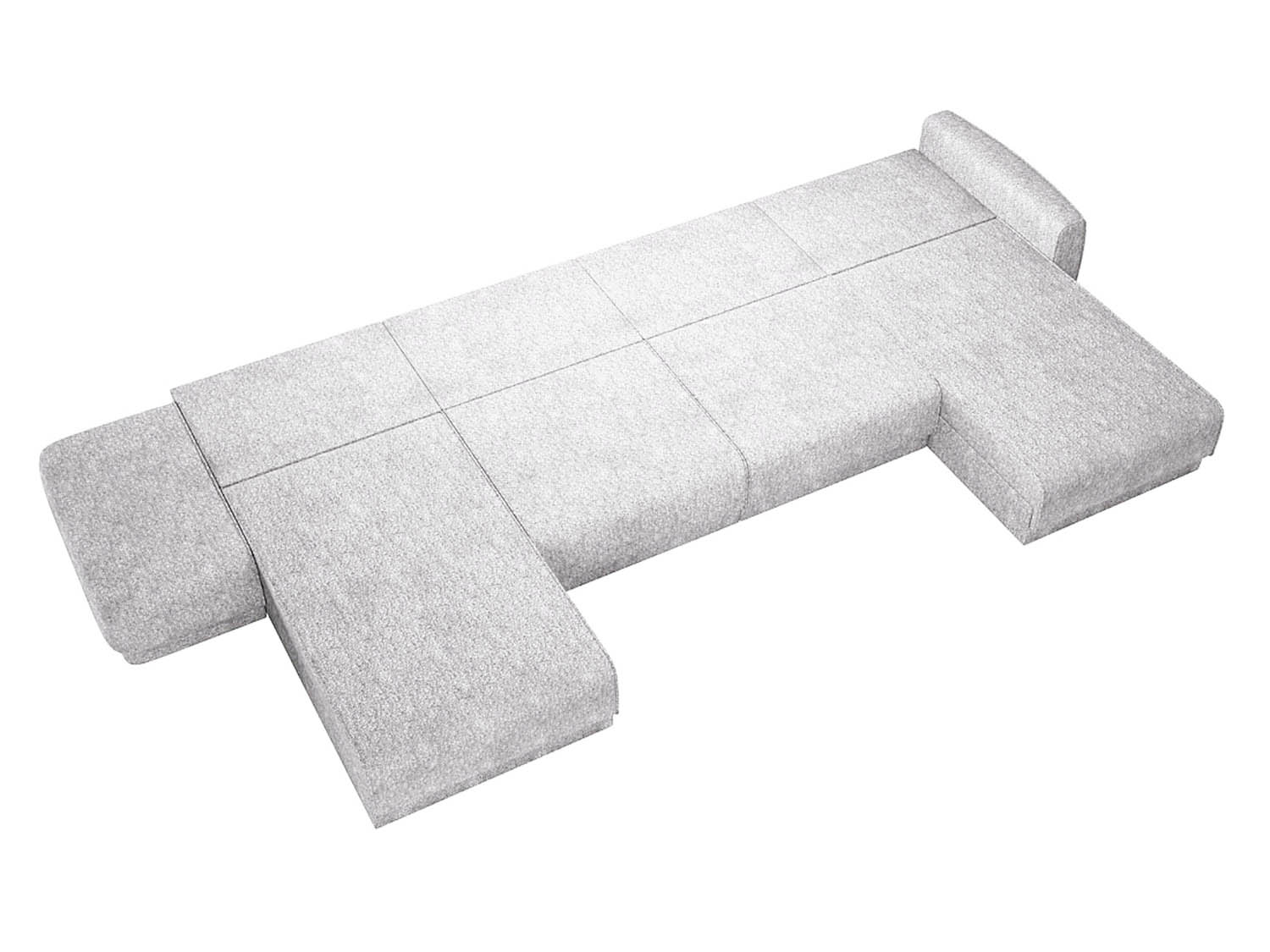 Женева 2S2OPF ЛЕВЫЙ диван-кровать угловой еврокнижка / Бриллиант