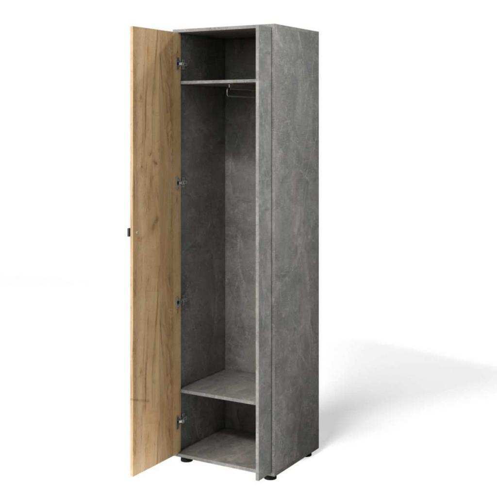 Прихожая мини-лайт компл. 7 дуб крафт/ателье