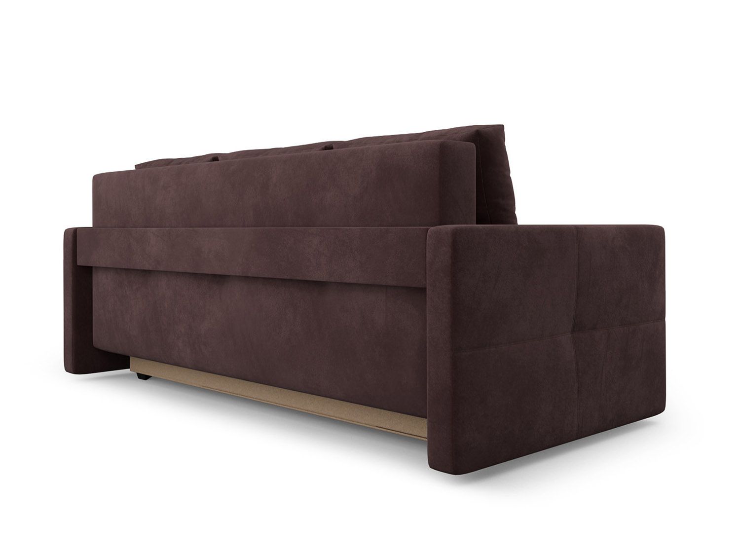 Диван Марсель №2 велюр шоколадный / HB-178/16