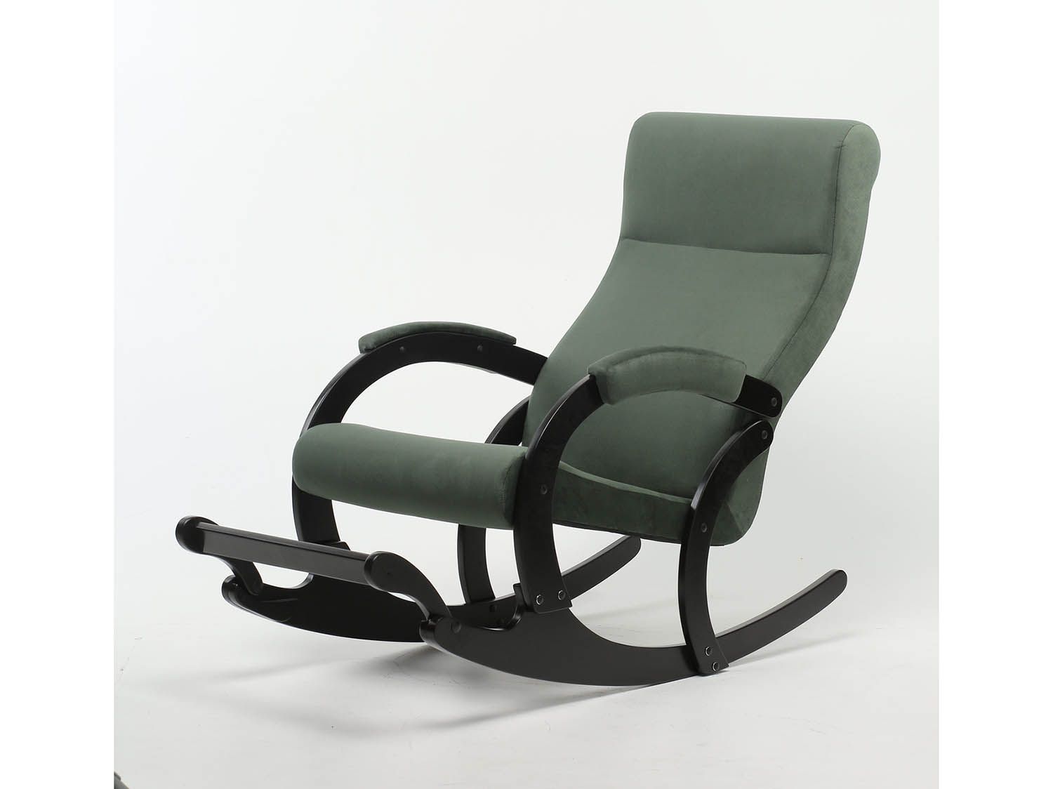 Кресло-качалка Марсель Черный / Грин