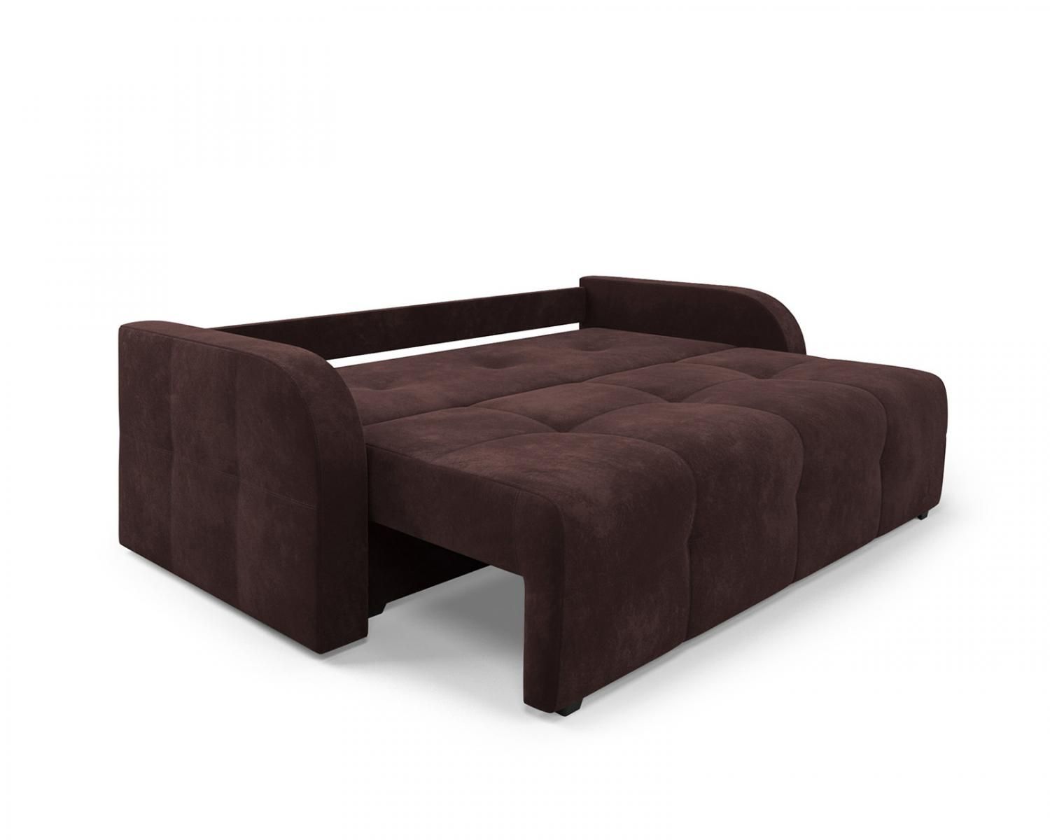 Диван Марсель №3 велюр шоколадный / HB-178/16