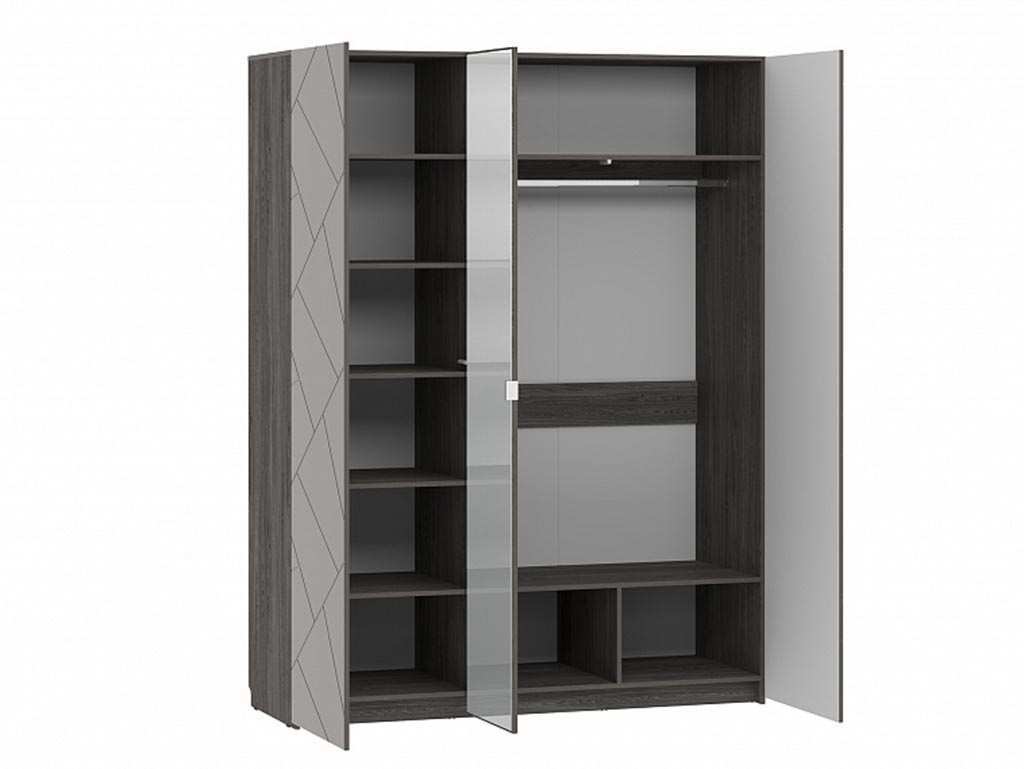 НМ 011.44 Шкаф комбинированный Summit / ясень анкор тёмный / графит софт