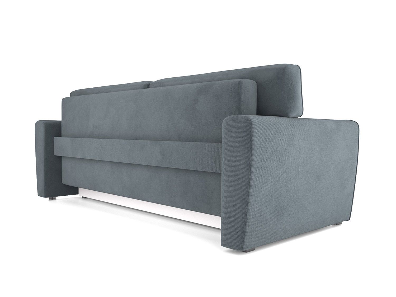 Диван Оскар велюр серо-синий HB-178 26