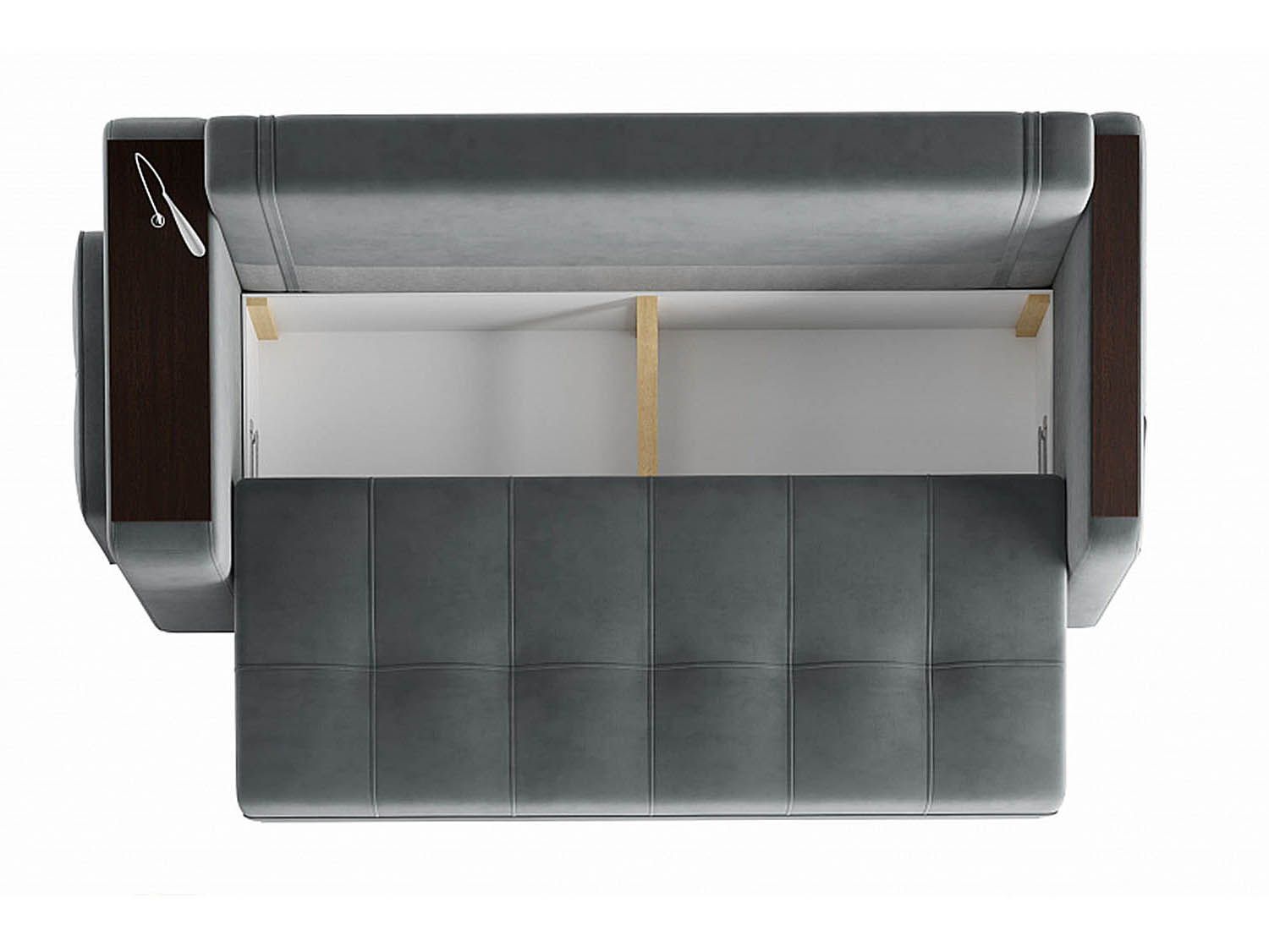 Диван Смарт 4 пуф слева Б4-3Т-Б3 СК Вивальди 8