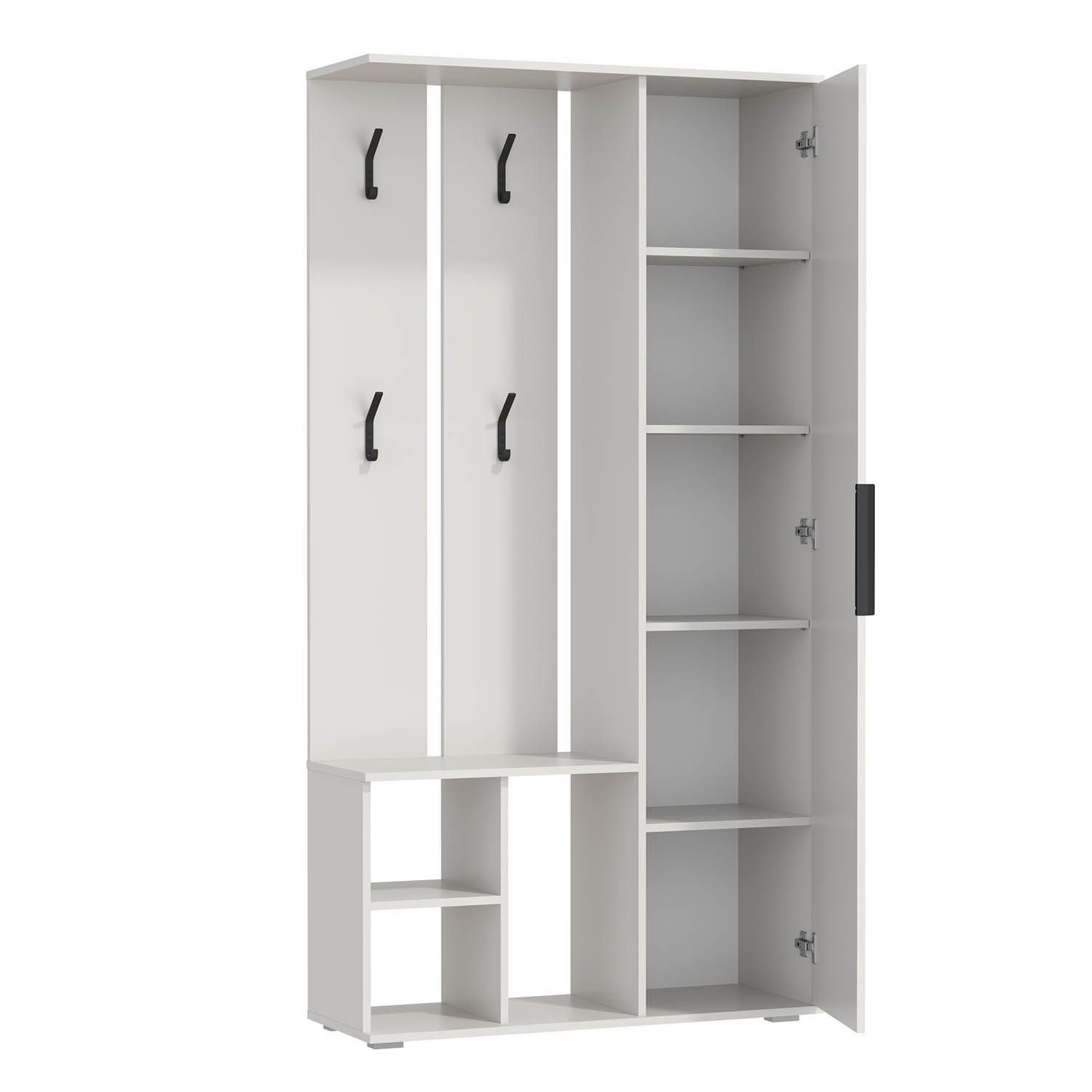 Шкаф комбинированный Кармен-1 Белый