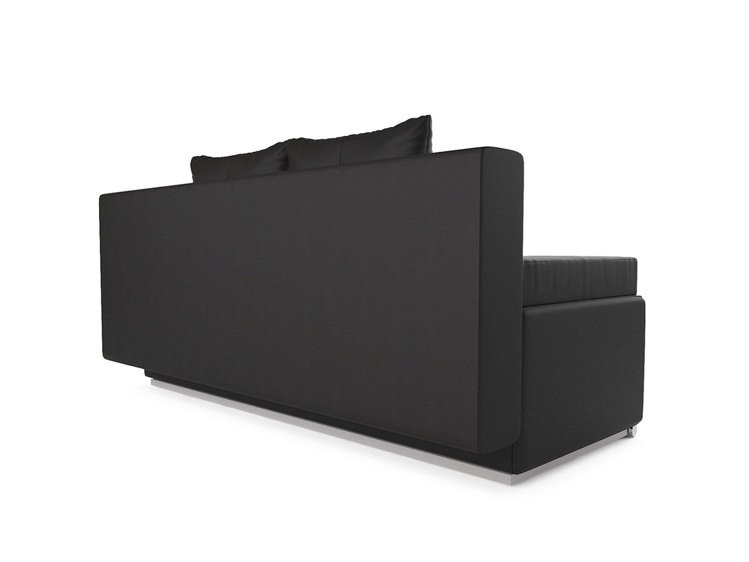 Диван Мадейра экокожа черная