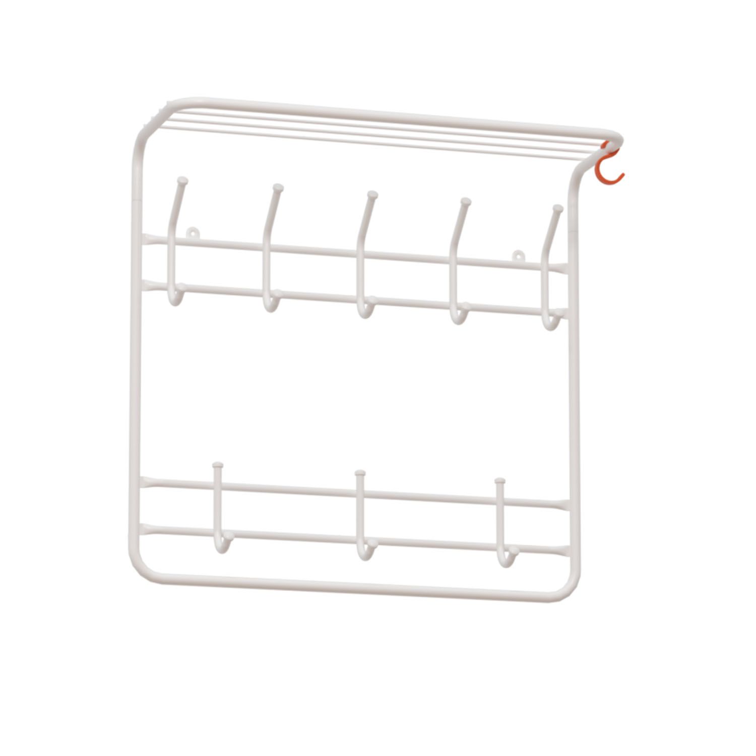 Вешалка 2-х ярусная 60 белый