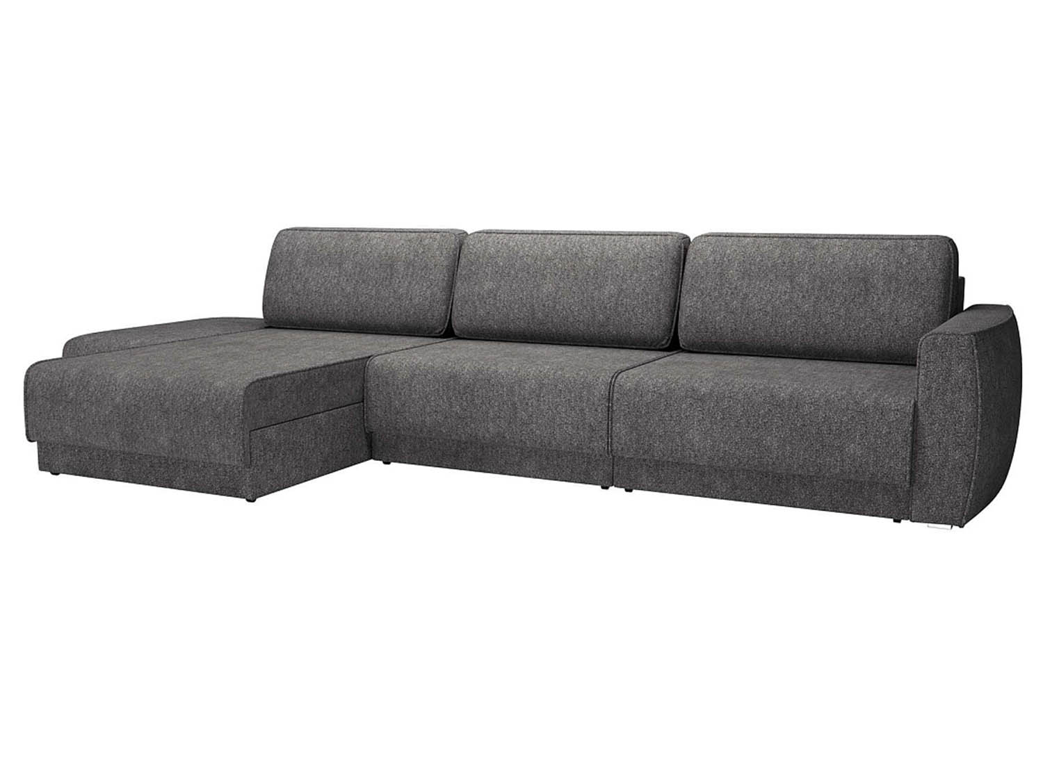 Женева 2SOPF ЛЕВЫЙ диван-кровать угловой еврокнижка / Стоун