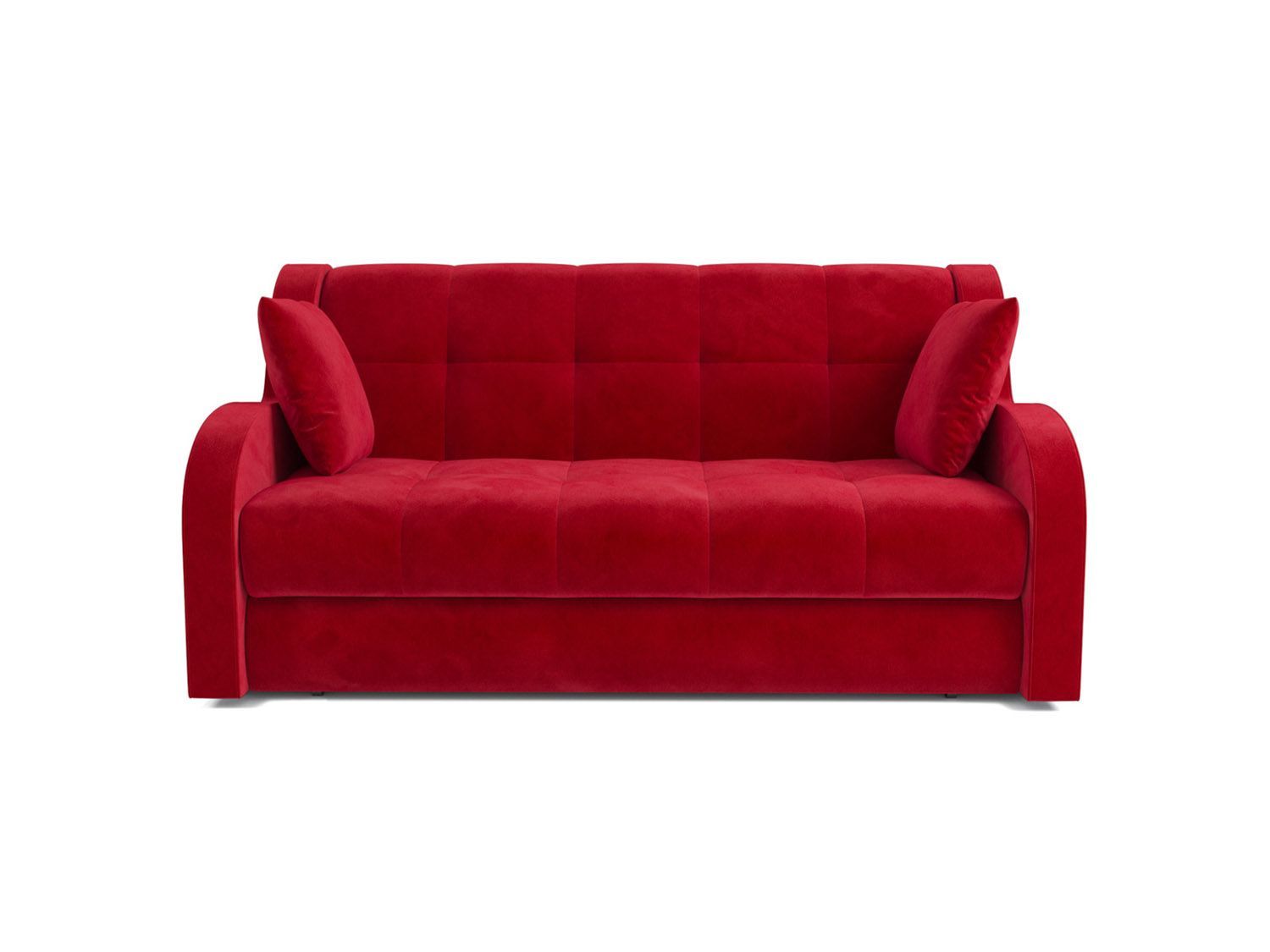 Диван Аккордеон Барон Красный кордрой