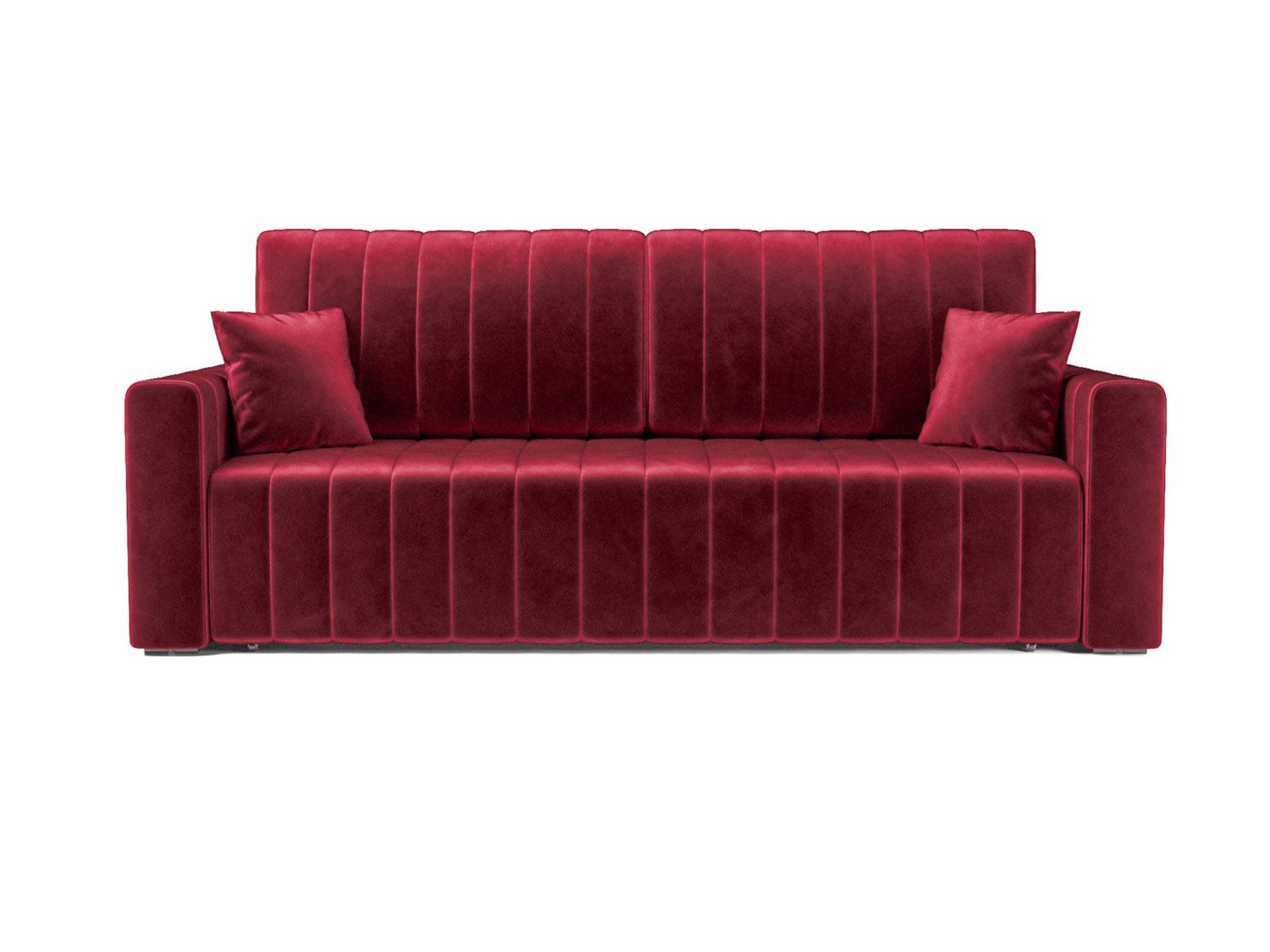 Диван Лондон бархат красный  STAR VELVET 3 DARK RED