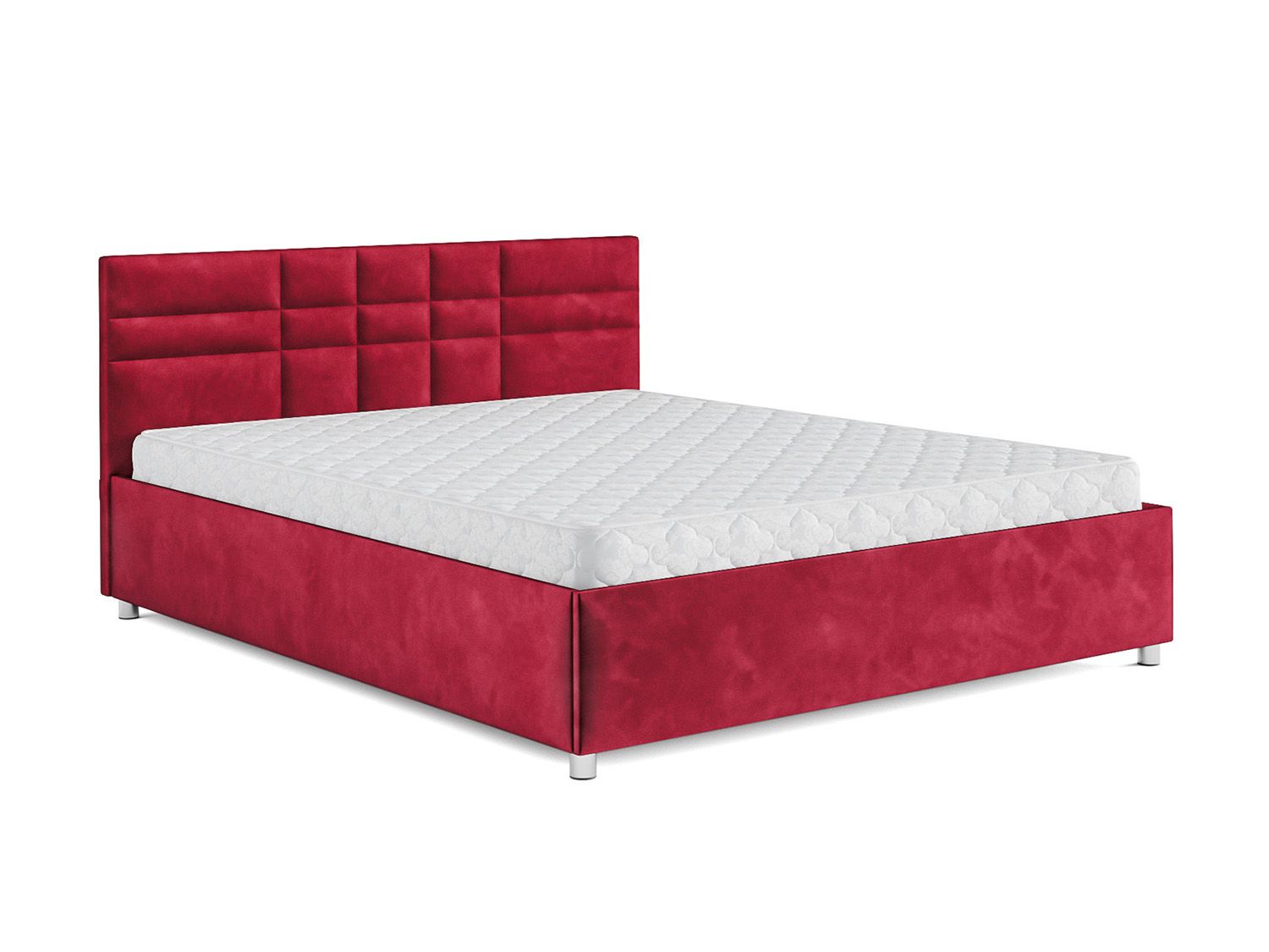 Кровать Нью-Йорк бархат красный STAR VELVET 3 DARK RED 160